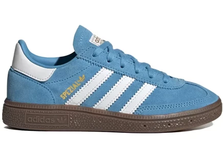 Детские кроссовки Adidas Handball Spezial PS, светло-голубые/белые
