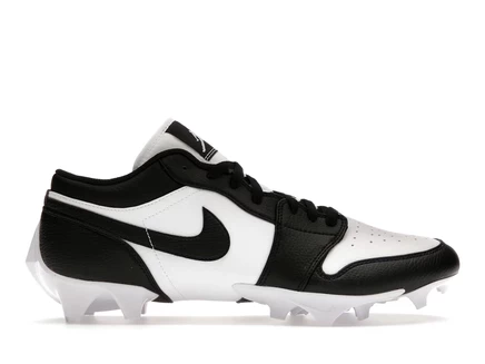 Мужские бутсы Jordan 1 Low TD Cleat Panda, черно-белые