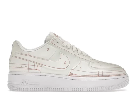 Nike Air Force 1 Low '07 LX  Blueprint Summit White (Women's) summit white/summit white-university red