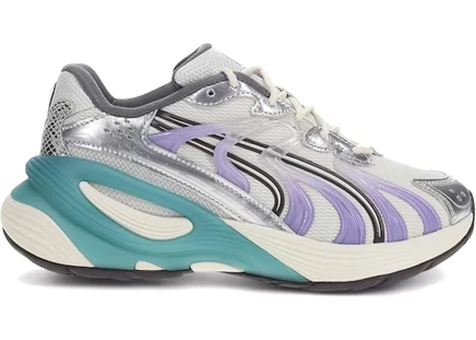 Женские кроссовки Puma Inverse Cosmic Dust, бело-сиренево-синие