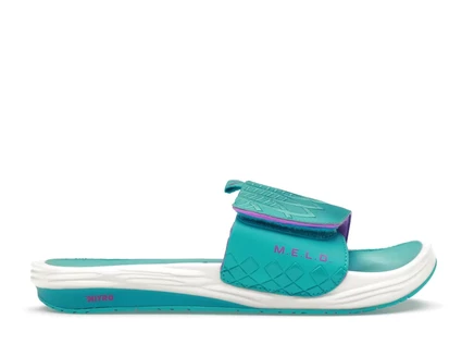 Puma LaMelo Ball Nitrocat V Slide Hornets Away blue atoll/purple glimmer/puma white