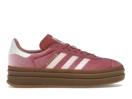 Женские кроссовки Adidas Gazelle Bold, песочно-розовые