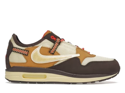 Мужские кроссовки Nike Air Max 1 Travis Scott, коричневые