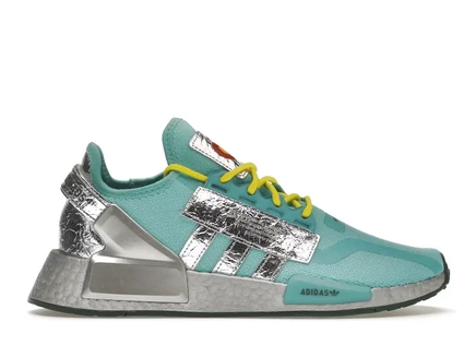 Мужские кроссовки Adidas NMD R1 South Park Professor Chaos, голубые/серебристые