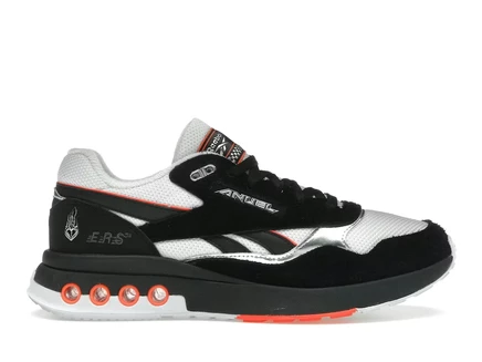 Мужские кроссовки Reebok ERS World Anuel AA, черно-белые с хромом