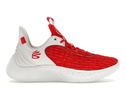 Мужские кроссовки Under Armour Curry Flow 9, бело-красные