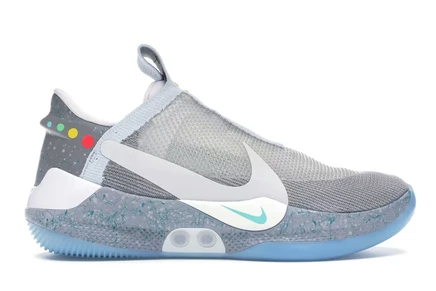 Мужские кроссовки Nike Adapt BB Mag (US Charger), серо-серебристые