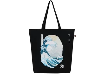 Унисекс сумка-тоут Bape x Ukiyo-E, слоновая кость