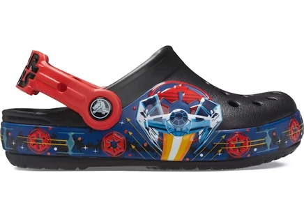 Детские сабо Crocs Lights Star Wars Darth Vader, черные