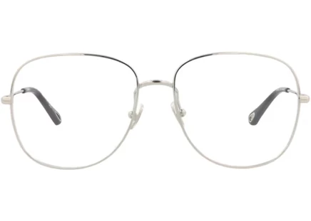 Женская оправа Chloé Aviator CH0020O, серебристая/прозрачная