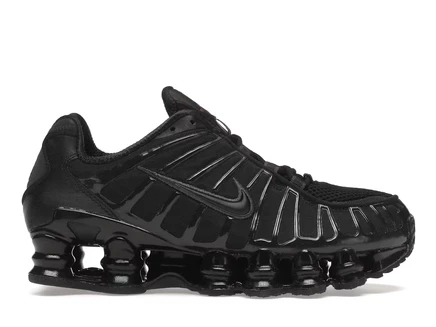 Женские кроссовки Nike Shox TL с амортизирующими колонками, черно-оранжевые