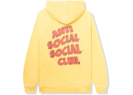 Мужское худи Anti Social Social Club How Deep, желтое