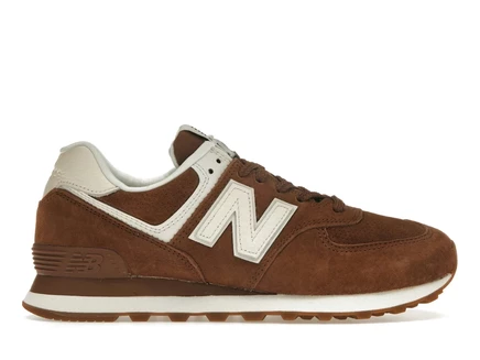 Женские кроссовки New Balance 574 True Brown, коричневые