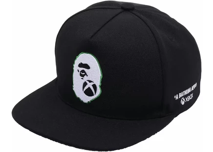 BAPE x Xbox Snapback Cap Black black