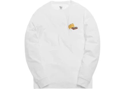 Мужской лонгслив Kith x Tom & Jerry Cheese, белый