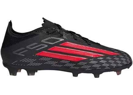 Детские бутсы Adidas F50 Elite FG, черно-красные