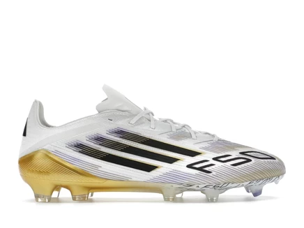 Мужские бутсы Adidas F50 Elite FG Road to Glory, белые/черные/золотые