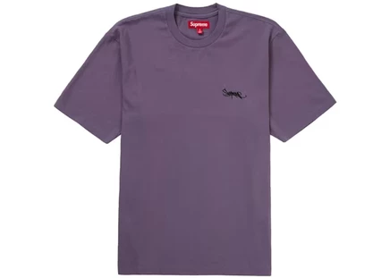 Supreme Washed Tag S/S Top Lavender lavender