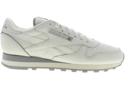 Мужские кроссовки Reebok Classic Leather 1983 Vintage, серо-красные