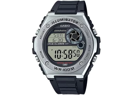 Мужские часы Casio G-Shock MWD-100H-1AV, корпус 51 мм из смолы, черные