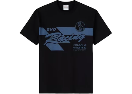 Мужская футболка OVO x Oracle Red Bull Racing City Edition, черная