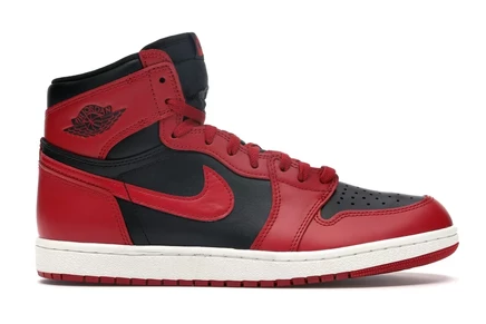 Мужские кроссовки Jordan 1 Retro High 85, красно-черные