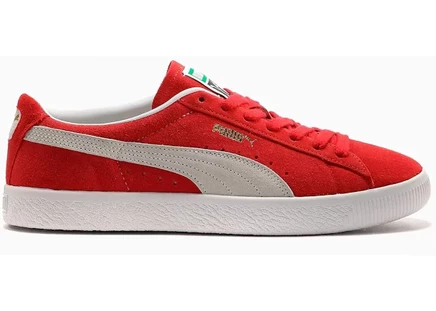 Мужские кроссовки Puma Suede Vintage, ярко-красные/белые