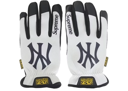 Унисекс перчатки Supreme Mechanix FastFit MLB Teams, белые