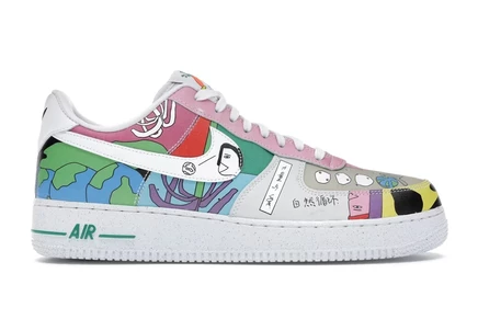 Мужские кроссовки Nike Air Force 1 Ruohan Wang, мультиколор
