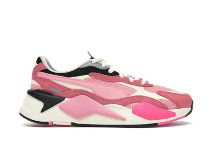 Женские кроссовки Puma RS‑X3 Puzzle, розово-белые
