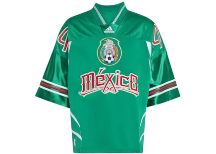 Футболка adidas Bringbacks Remixed Mexico, ярко-зеленая