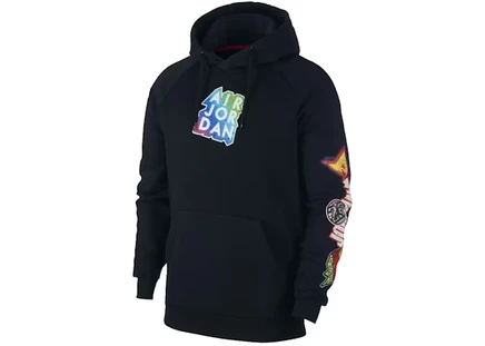 Мужское худи Jordan Jumpman Sticker, черное