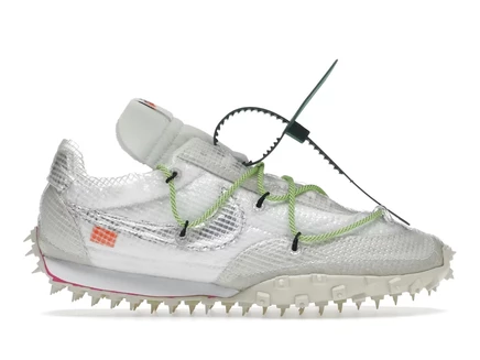 Женские кроссовки Nike Waffle Racer Off-White, белые