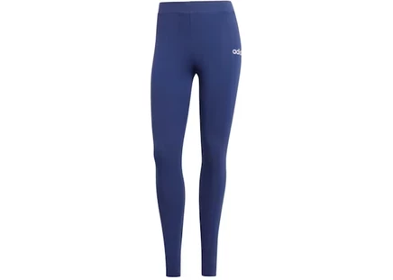 adidas Women's Essentials Linear Cotton Leggings Dark Blue/White dark blue/white