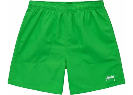 Мужские шорты Stussy Water Stock, классический зеленый