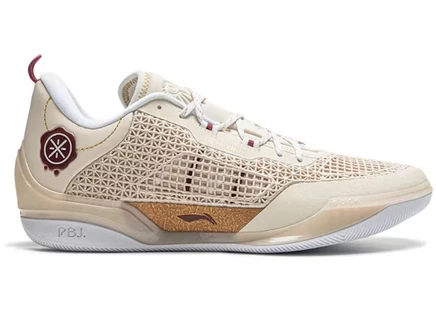 Мужские кроссовки Li-Ning 808 4 Ultra, кремовые/красные