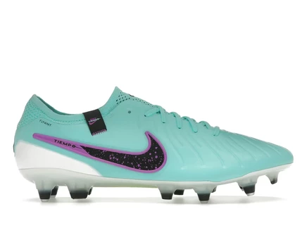 Мужские бутсы Nike Tiempo Legend 10 Elite SG, бирюзово-розовые