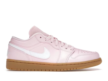 Женские кроссовки Jordan 1 Low Arctic Pink, gum