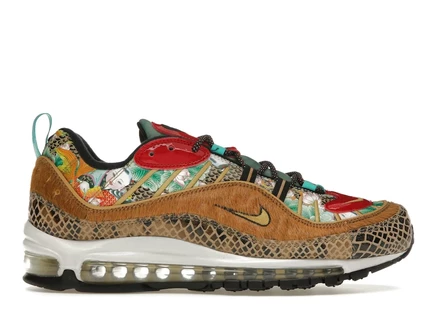 Мужские кроссовки Nike Air Max 98 Chinese New Year 2019, многоцветные/золотые