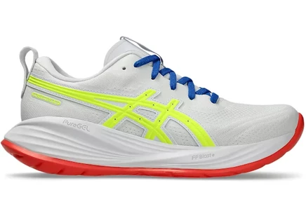 Женские кроссовки Asics Gel-Cumulus 27 ATC, белые/сигнально-желтые