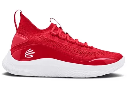 Мужские кроссовки Under Armour Curry Flow 8, красно-белые