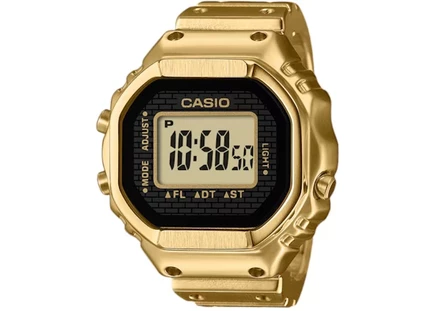 Мужские часы Casio CRW-001G-9, кварцевые, стальной корпус 20 мм, золотой