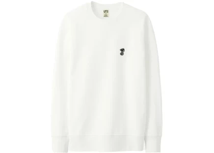 Мужской свитшот KAWS x Uniqlo x Peanuts Small Snoopy, белый