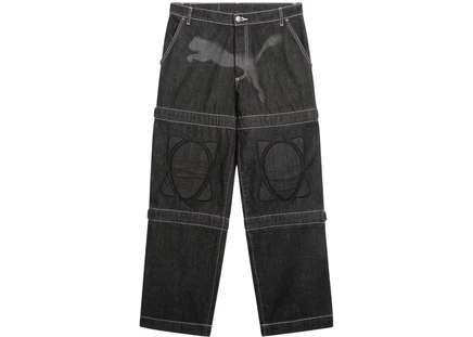 Puma x A$AP ROCKY Knee Pad Pants Black-Denim black-denim
