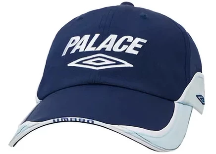Мужская кепка Palace x Umbro 6-Panel, темно-синяя