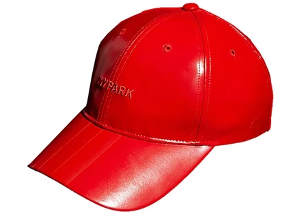 Унисекс бейсболка Adidas Ivy Park Faux Latex, красная