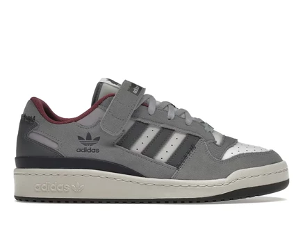 Унисекс кроссовки Adidas Forum 84 Low Home Alone 2 замшевые антрацит/белый/серый