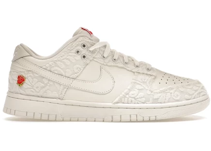 Женские кроссовки Nike Dunk Low Give Her Flowers, кремовые