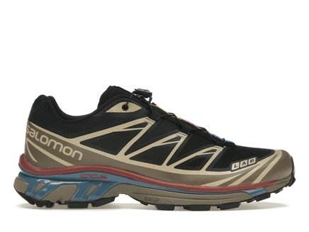 Мужские кроссовки Salomon XT-6 из коровьей кожи, черные