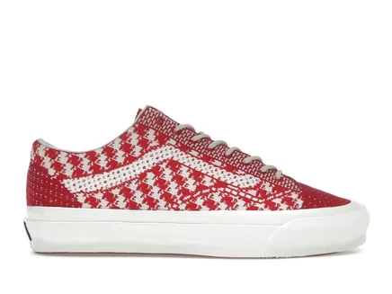 Мужские кеды Vans Old Skool 36 Premium Knit, красно-белые